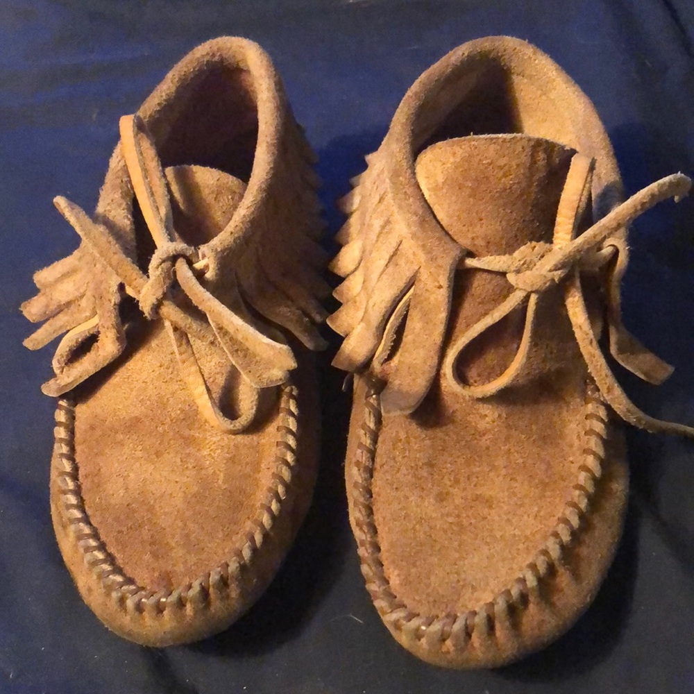 Suede moccasin